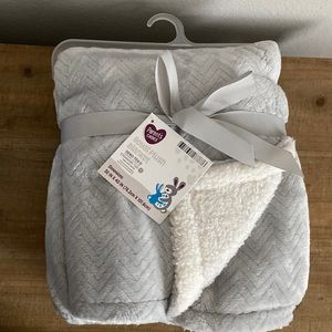 Grey Royal Plush Baby Blanket OEKO-TEX